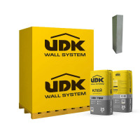 Газоблок UDK D400 100*200*600 перегородковий
