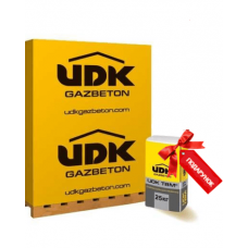 Газоблок UDK D500 400*200*600 стіновий